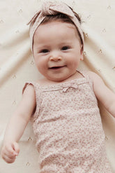 Organic Cotton Headband - Rosalie Field Rose Dust by Jamie Kay Jamie Kay